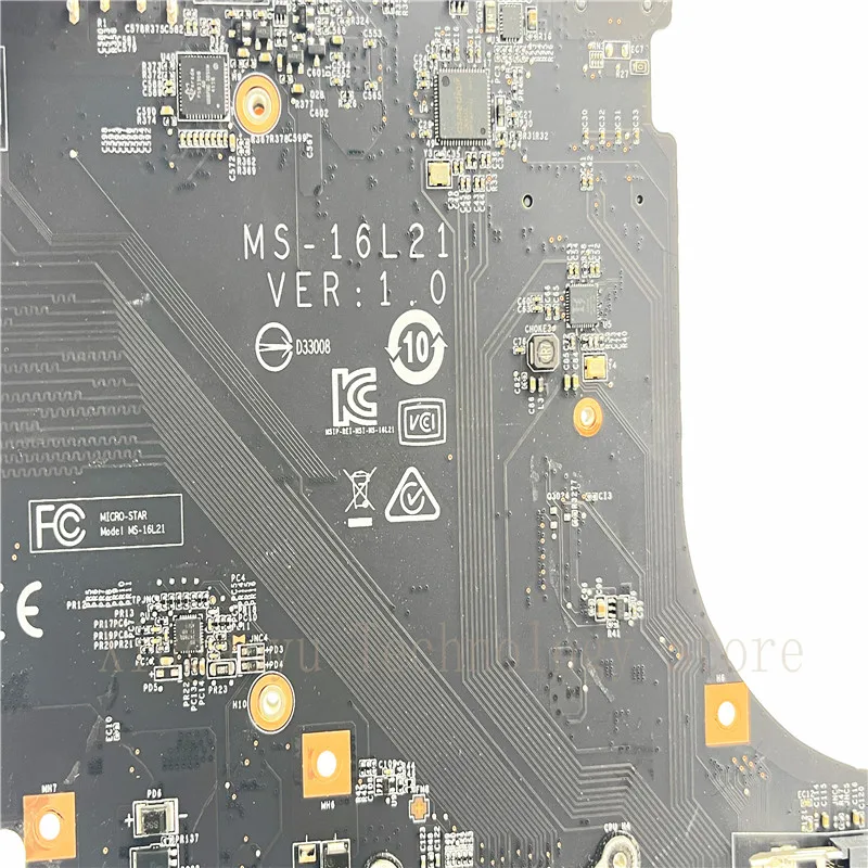 Original MS-16L21 REV 1.0 FOR MSI GT62 GT62VR LAPTOP MOTHERBOARD