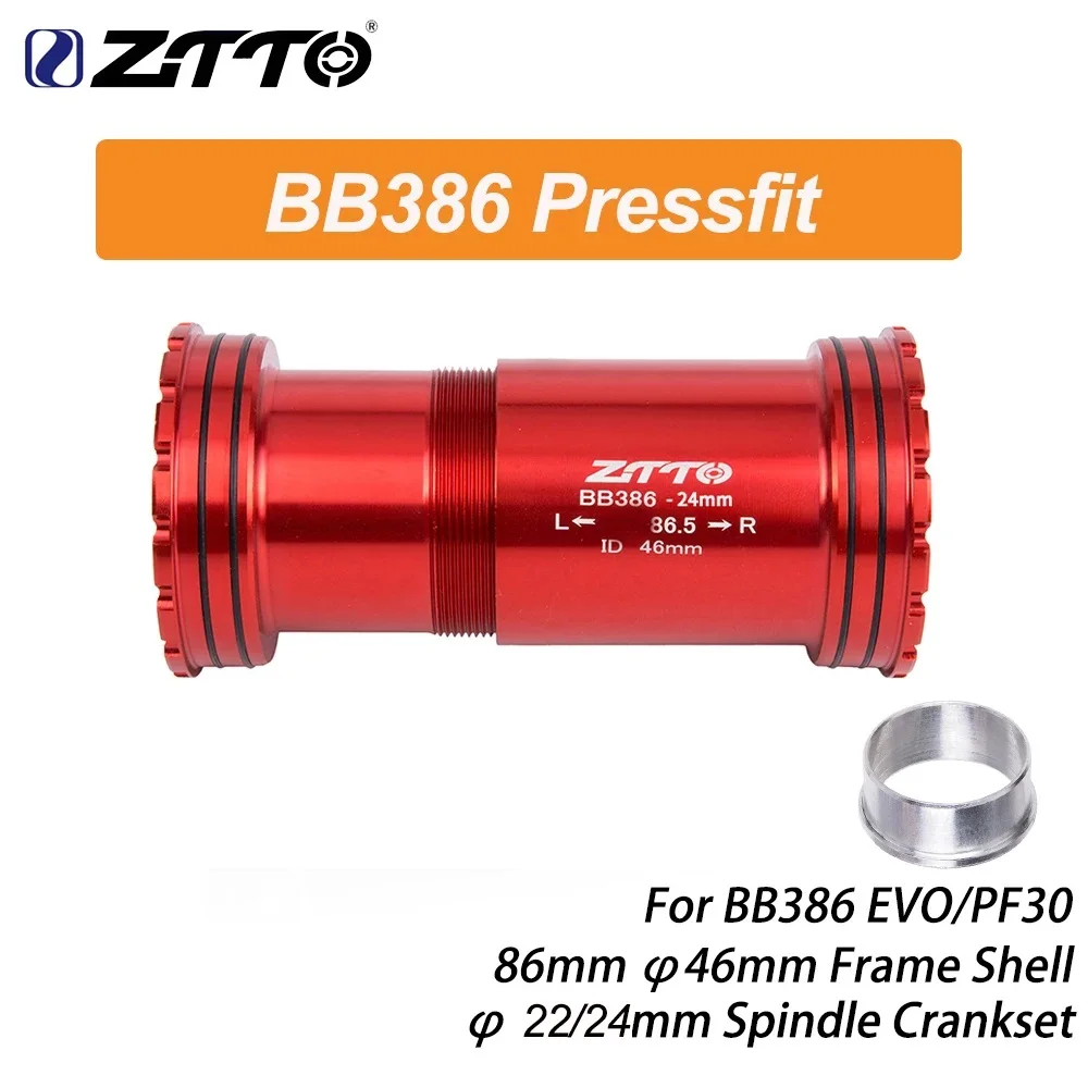 ZTTO MTB Road Bike BB386 Press Fit Bottom Bracket Ceramic Steel