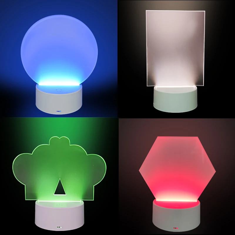 Sublimation Blank acrylic Night Lights_USPNY – YPSub