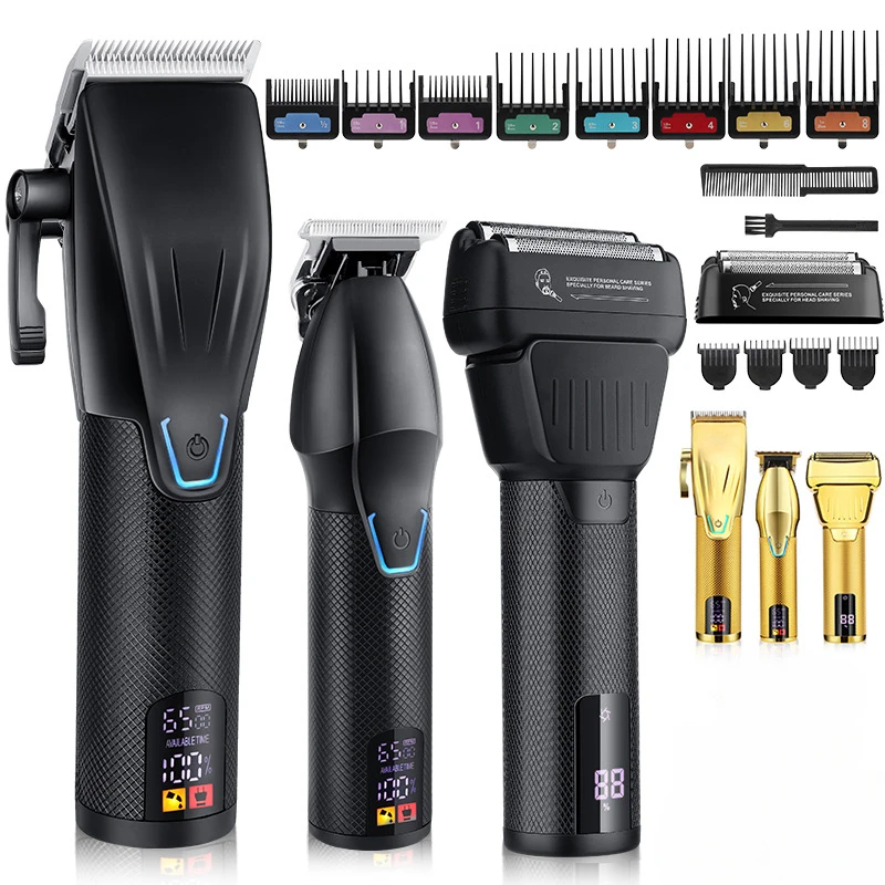 

RESUXI 362 New 3 in 1 Professional Hair Clipper and Electric Shaver Set for Barber Men Hair Trimmer Shaver Hair Cutting Machine