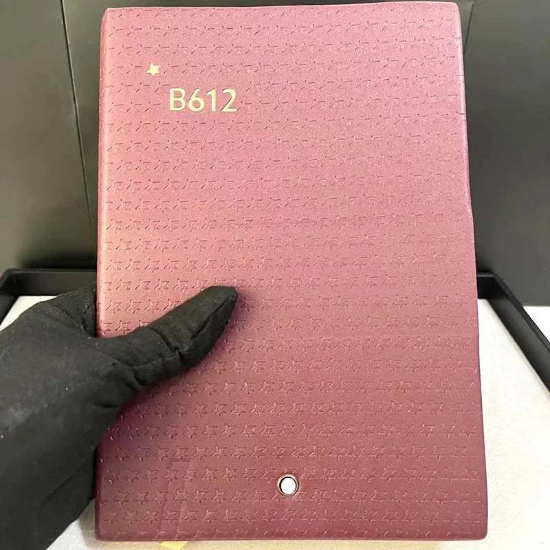 YAMALANG MB B612 146 어린 왕자 메모장, 검정 다크 브라운 노트북 줄 및 공백