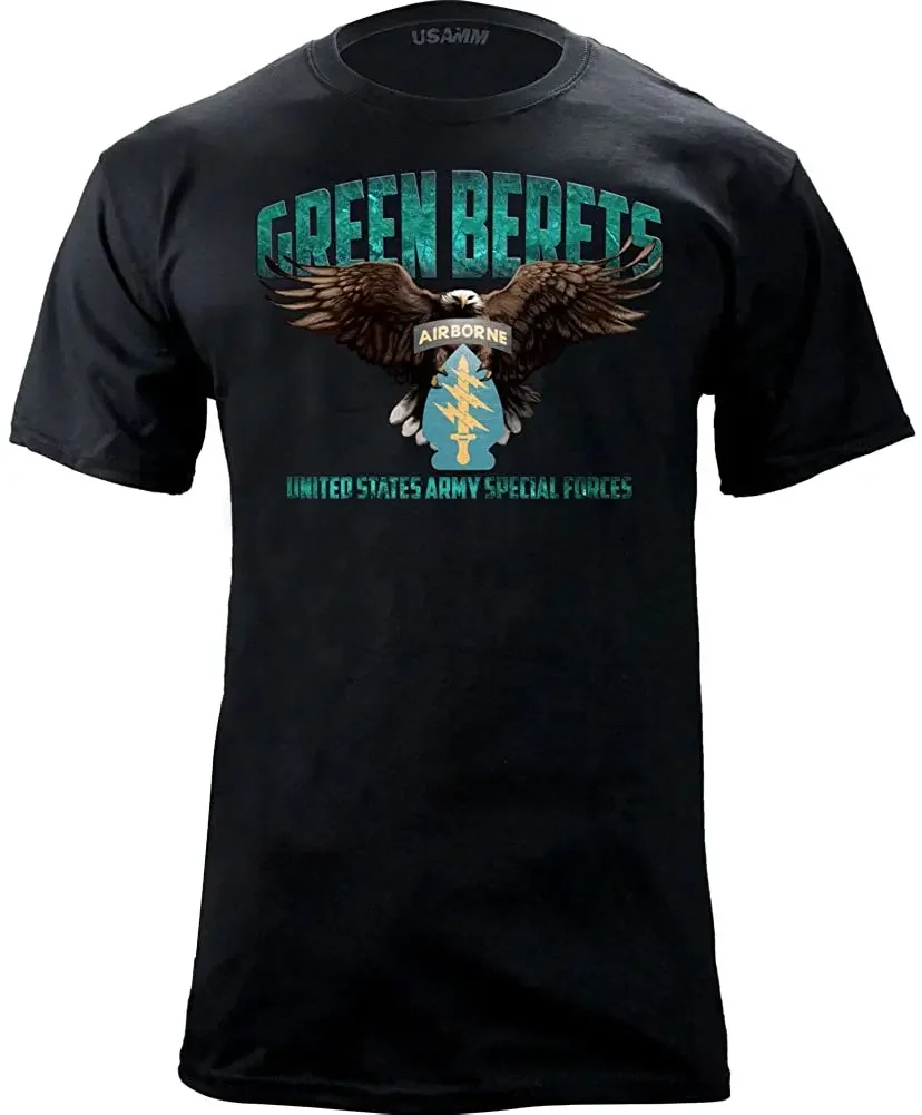 Us Army Green Beret Special Forces Eagle T-Shirt 100% Cotone O-Collo Estate Manica Corta Casual T-Shirt Da Uomo Taglia S-3Xl