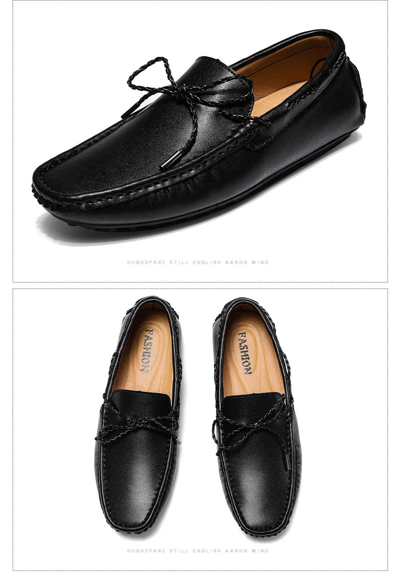 DEKABR Loafers Shoes Men Spring Clasicc Vintage Comfy Flat Moccasin Fashion Men Slip-on Boat Shoes For Men Casual Shoes