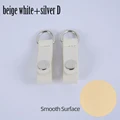 Beige white silver D