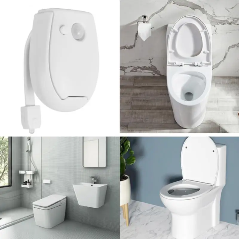 

Smart Toilet Light 7 Colors PIR Motion Sensor Toilet Night Lamp LED Waterproof Lamp Toilet Bowl Lighting For Bathroom Washroom