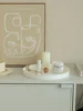 Creative Tray Aromatherapy Cosmetics Perfume Storage Tray Household Decorations Storage Tray Round Desktop Trays Decorative 5