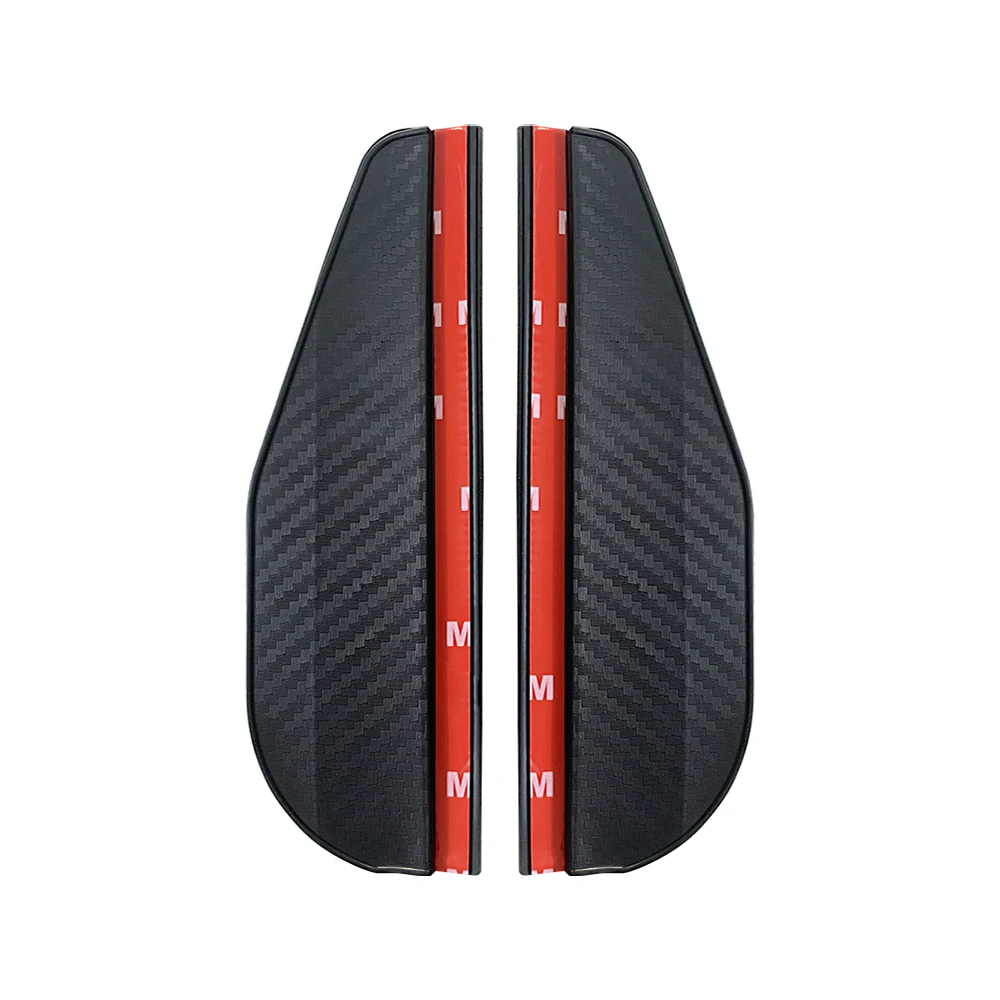 thumbnail image 1 of piezas de espejo retrovisor para coche, protector de parasol de fibra de carbono con forma de ceja para lluvia, visión clara para accesorios de espejo retrovisor para coche, 1 of 5