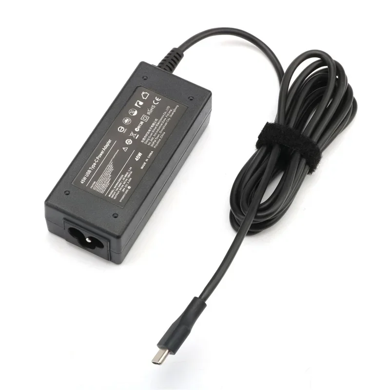 PC 노트북 전원 공급 장치 어댑터 코드, 45W 20V 2.25A C타입 AC 충전기