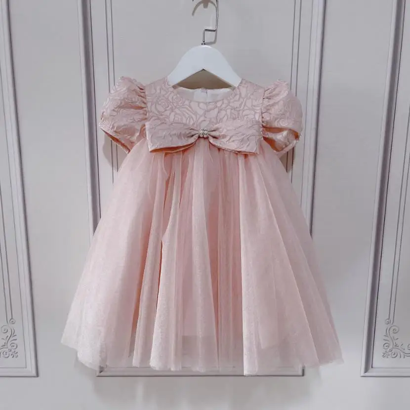 

Kids Evening Dress Wedding Birthday Girls Princess Party Dresses A3726 Vestidos Longos Flower Girl Dresses