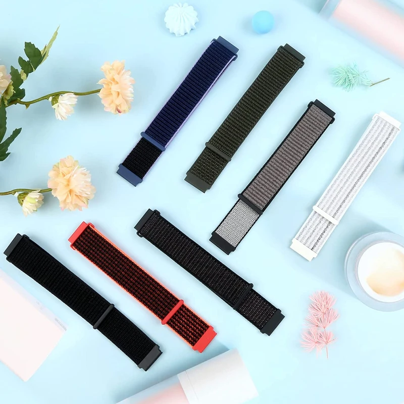 Premium Nylon Sports Loop Strap, 20mm/22mm – Durable & Stylish Wristband