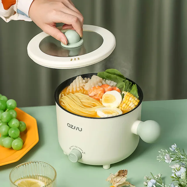 Electric Rice Pot Multicooker Hotpot Stew Heating Pan Noodles Eggs Soup Steamer Rice Cookers Cooking Pot for Home