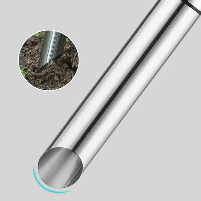 Izzó Ültetvényes Szerszám Palánta Transzplanter Ültetési Lyuk Lyukasztó Kézi Dibber Kerti Talajkibocsátási Eszköz Az Átültetéshez - Image 2