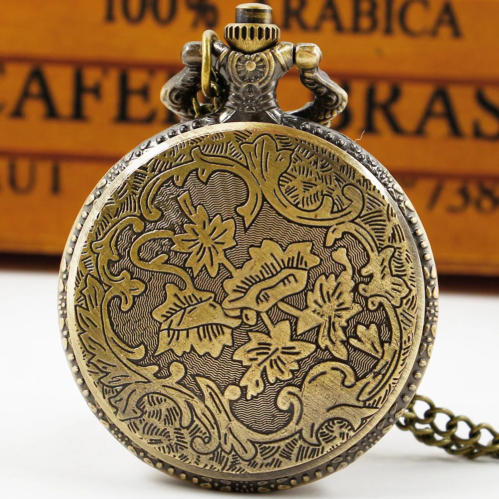 Рисунок 5 - Бронзовые винтажные кварцевые карманные часы с поездом