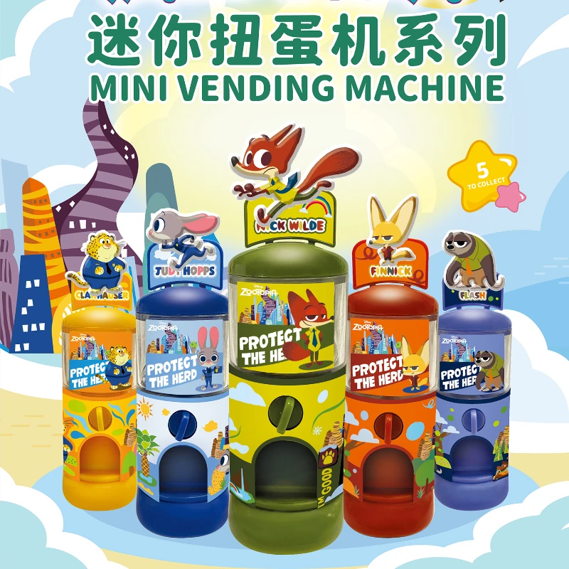 Disney Zootopia Mini Twister Judy Hopps Nick Wilde Fennick Flashinglightning Leopard Officer Ornament Giocattoli Per Bambini Regalo