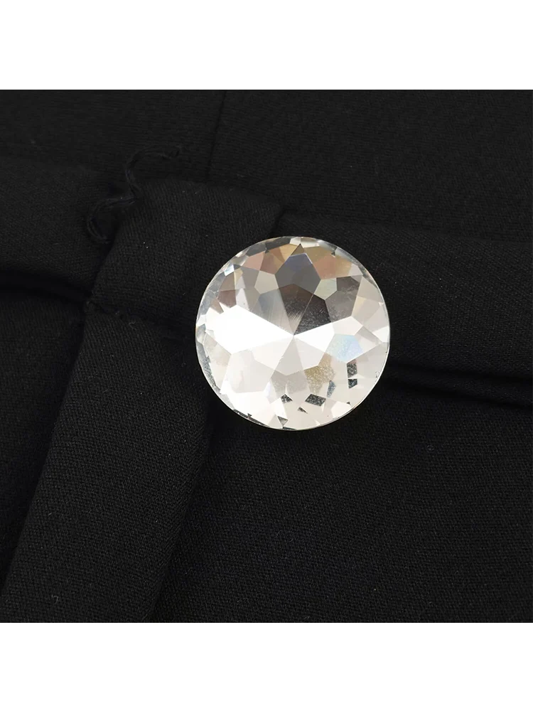 New Women Luxury Bead Diamonds Skirts Spring Summer High Waist A Line Zipper Shorts Skirts Fashion Bow Decoartion Skirts