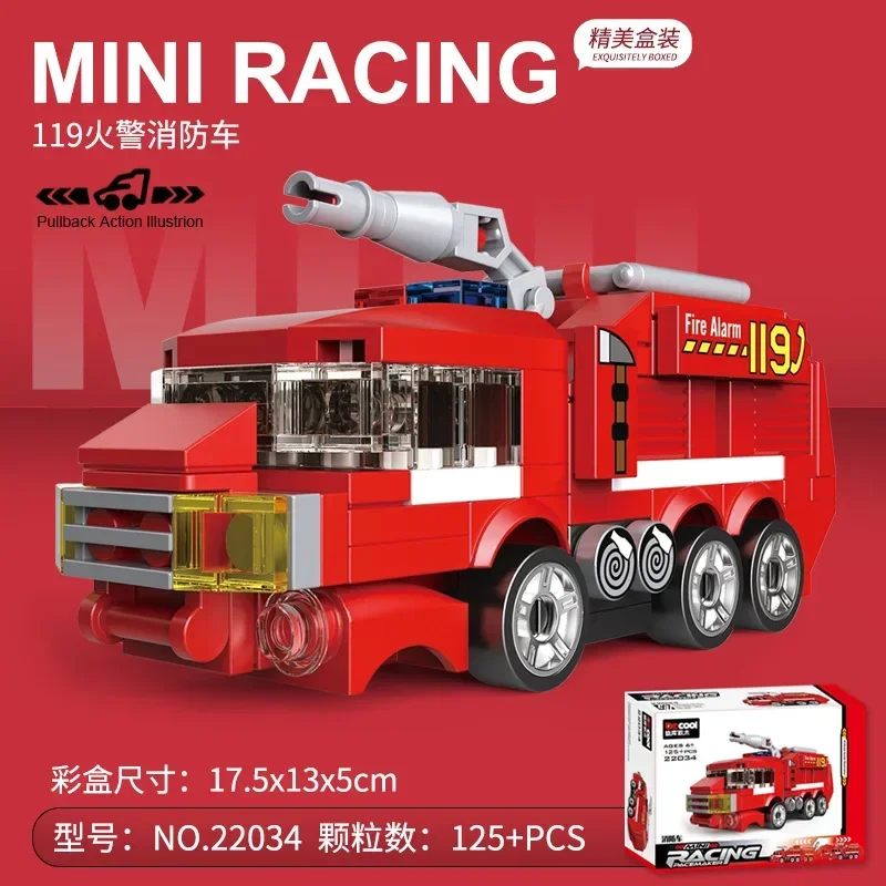 Racing Car & Vehicle Building Block Set