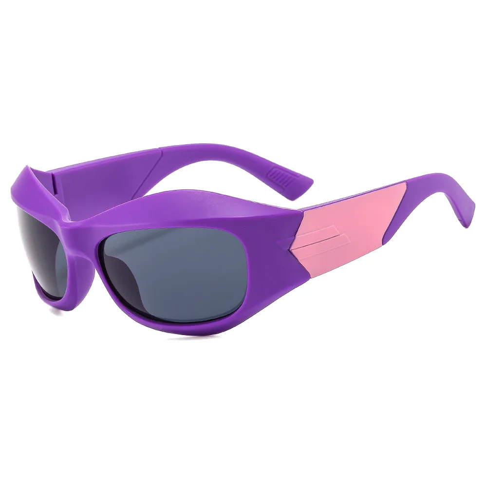 

Millennium Future Y2K Sunglasses Punk Hip-hop Spicy Girls Glasses Eyewear for Men and Women