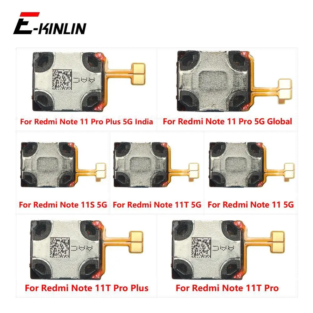 

Earpiece Receiver Front Top Ear Speaker Repair Parts For Xiaomi Redmi Note 11S 11T 11 Pro Plus Global 4G 5G India