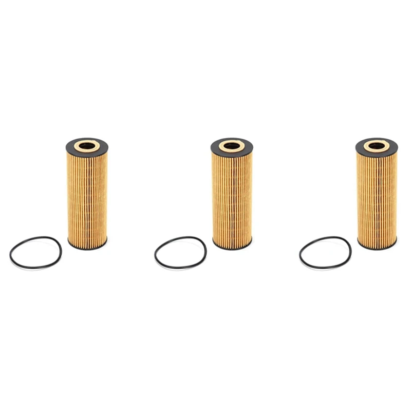 

3X 1041800109 Engine Oil Filter Kit For Mercedes W124 W129 W140 R170 W202