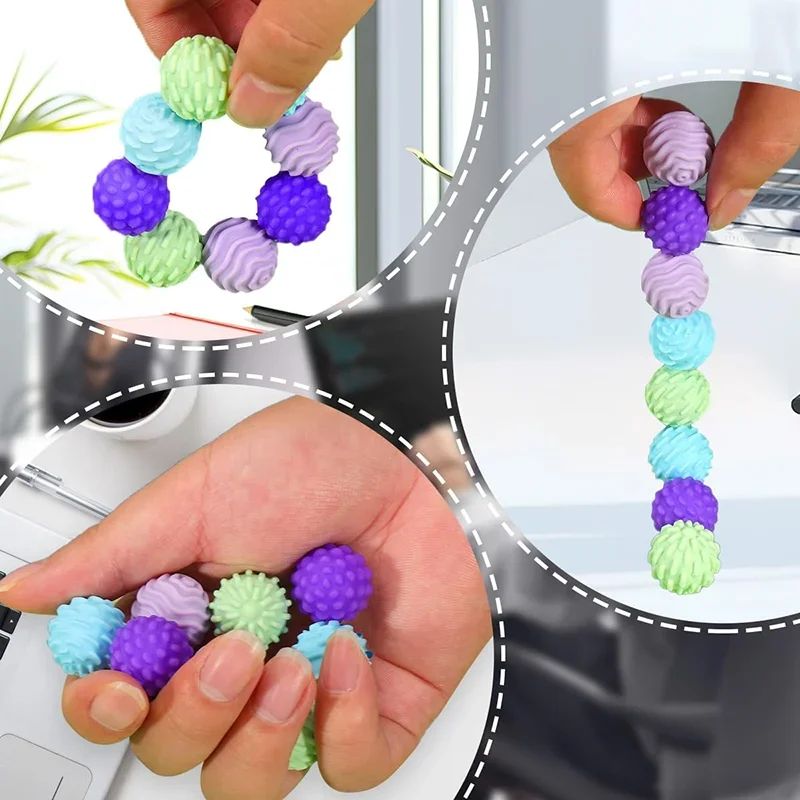 Kid Silicone Magnetic Sensory Balls Fidget Toy Worry Balls Autism Calming Fidgeting Toy Adults Anxiety Relief Stress Sensory fidget toy sensory fidget toy anti stress toy finger sensory toy