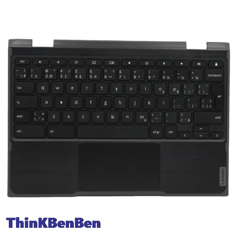 

CFB канадская французская черная клавиатура верхний корпус Чехол-подставка для Lenovo 300e Chromebook 2-го поколения 5CB0Y57972