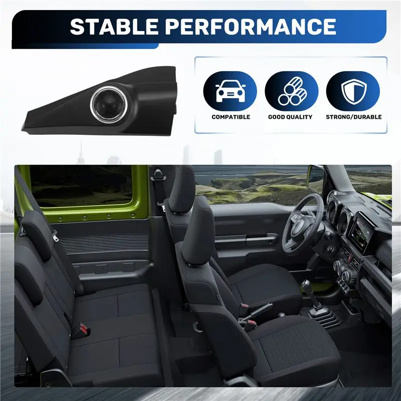BT-Car 고음 스피커 혼 오디오 라우드스피커 액세서리 장착 키트 (짐니 JB64 시에라 JB74W 2019 2022용)