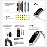 [World Premiere]Global Version Xiaomi Smart Band 9 21-day Life 1.62" AMOLED Display Sleep Monitoring 150+ Sports Modes 2