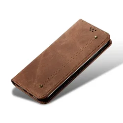 Luxury Leather 360° Protective Flip Case for Motorola Moto G Series (Brown case)