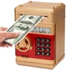 Electronic Piggy Bank Safe Box Money Boxes For Children Digital Coins Cash Saving Safe Deposit Mini ATM Machine Kid Xmas Gifts 2