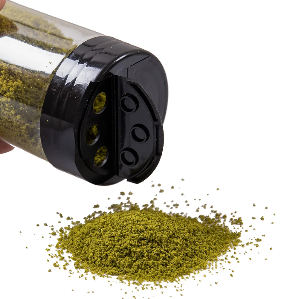 200ML Gelände Vegetation Grasland Gras Pulver Schwamm Feine Partikel Modell Szene Landschaft Materialien DIY Modell Machen Materialien – Detail 1