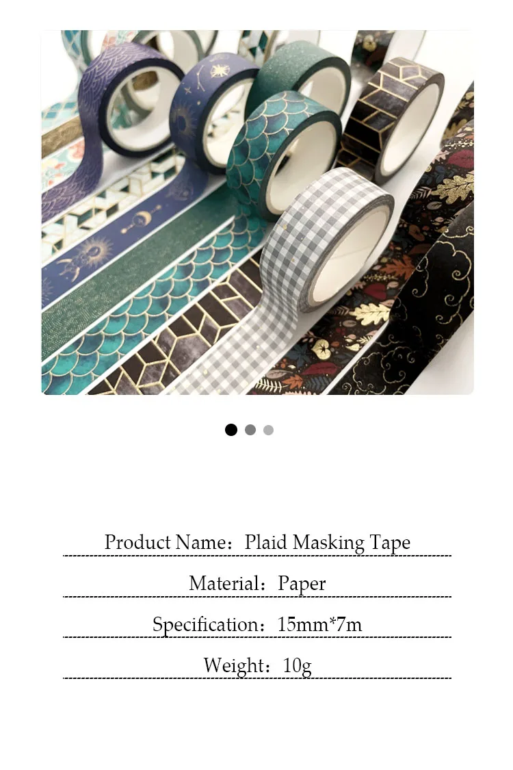 Geometry Pastal Plaid Washi Tape