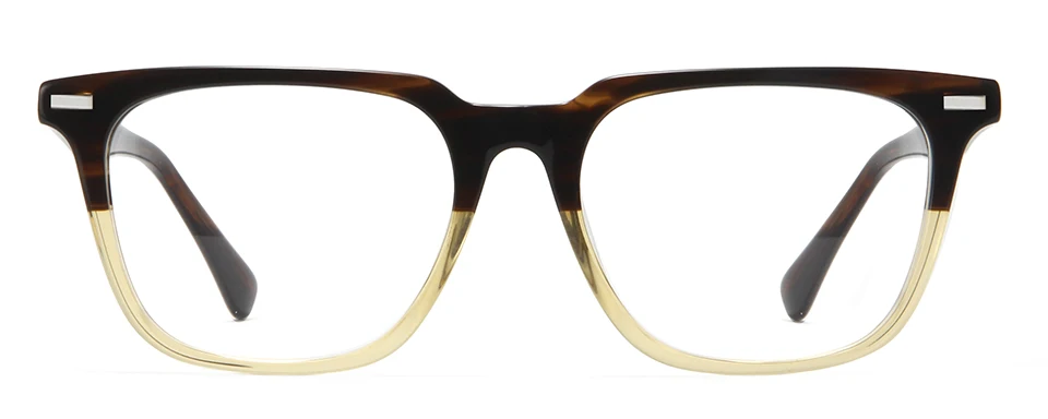 Esnbie Unisex Full Rim Square Acetate Eyeglasses 21201 - Image 11