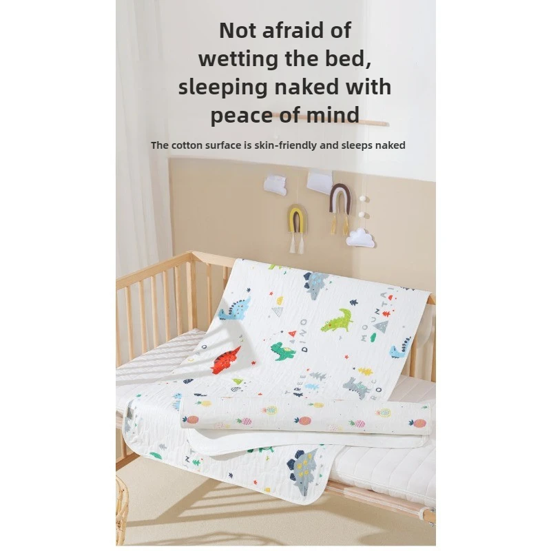 Washable All Cotton A-type Breathable Anti-Seepage Pad Newborn Diaper Pad Baby Product Diaper Changing