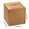 Leather Tissue Box Cover Square Holder Decorative Organizer, PU Facial Paper Holder 2