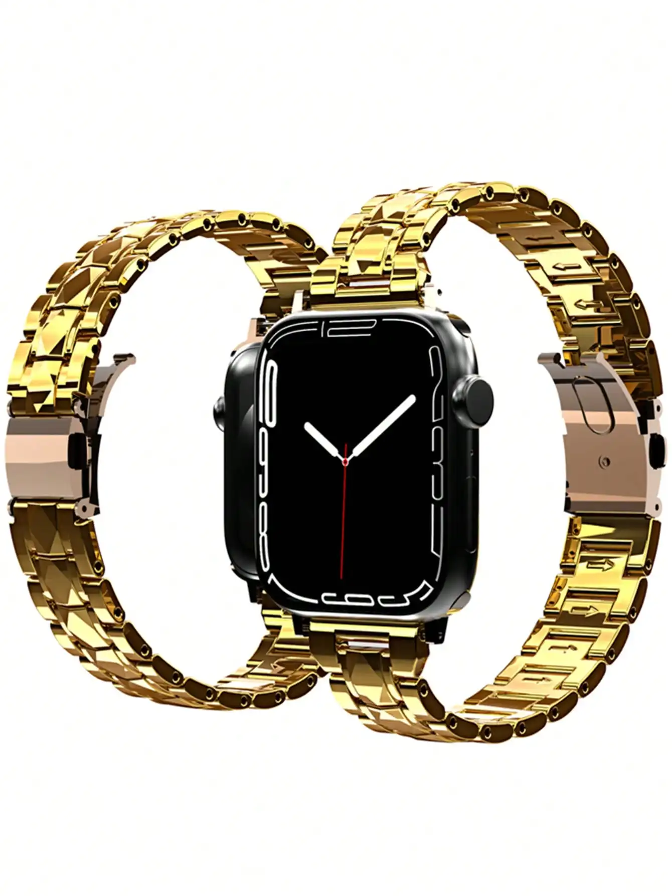 Compatibile Con Apple Watch Uomo Donna Oro Cinturino In Plastica Alla Moda 38/40/41/42/44/45/49Mm Per Apple Watch Ultra/Se/8/7/6/5