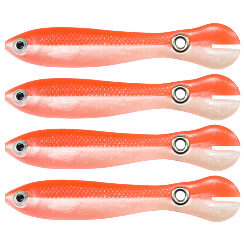 Details about   6x Bait 10CM Fishing Lures Spinner Artificial Beard Jig Tackle Hooks Lure New 