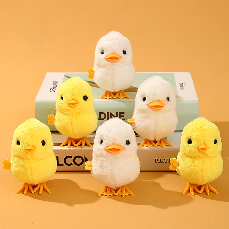 Simulation Plush Jumping Duck Interactive Toy Plush Toy Girl Gift Cute Children's Bedroom Decorations Movie Surrounding Dolls