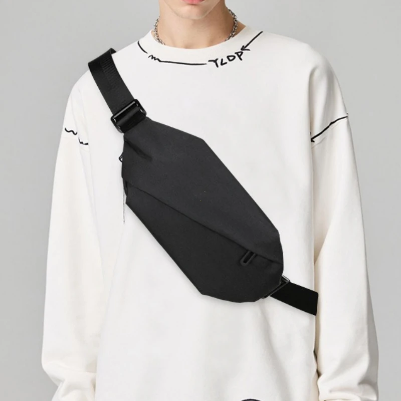 Men Minimalist Outdoor Sports Running Jogging Waist Bag Man Waterproof Fanny Pack Stylish Cross Body Belt Bag Waist Bag for Men