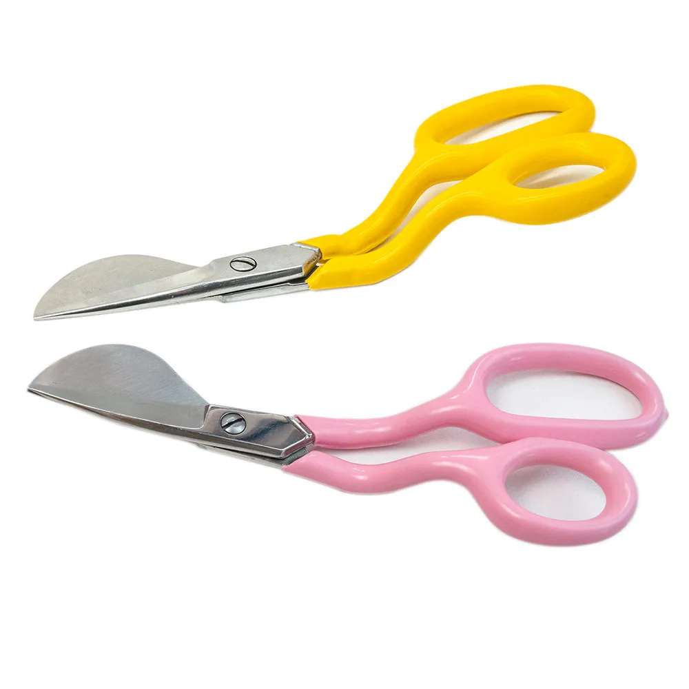 Duckbill Blade Scissors Pelican Scissors Tufted Carpet Rubber Handle