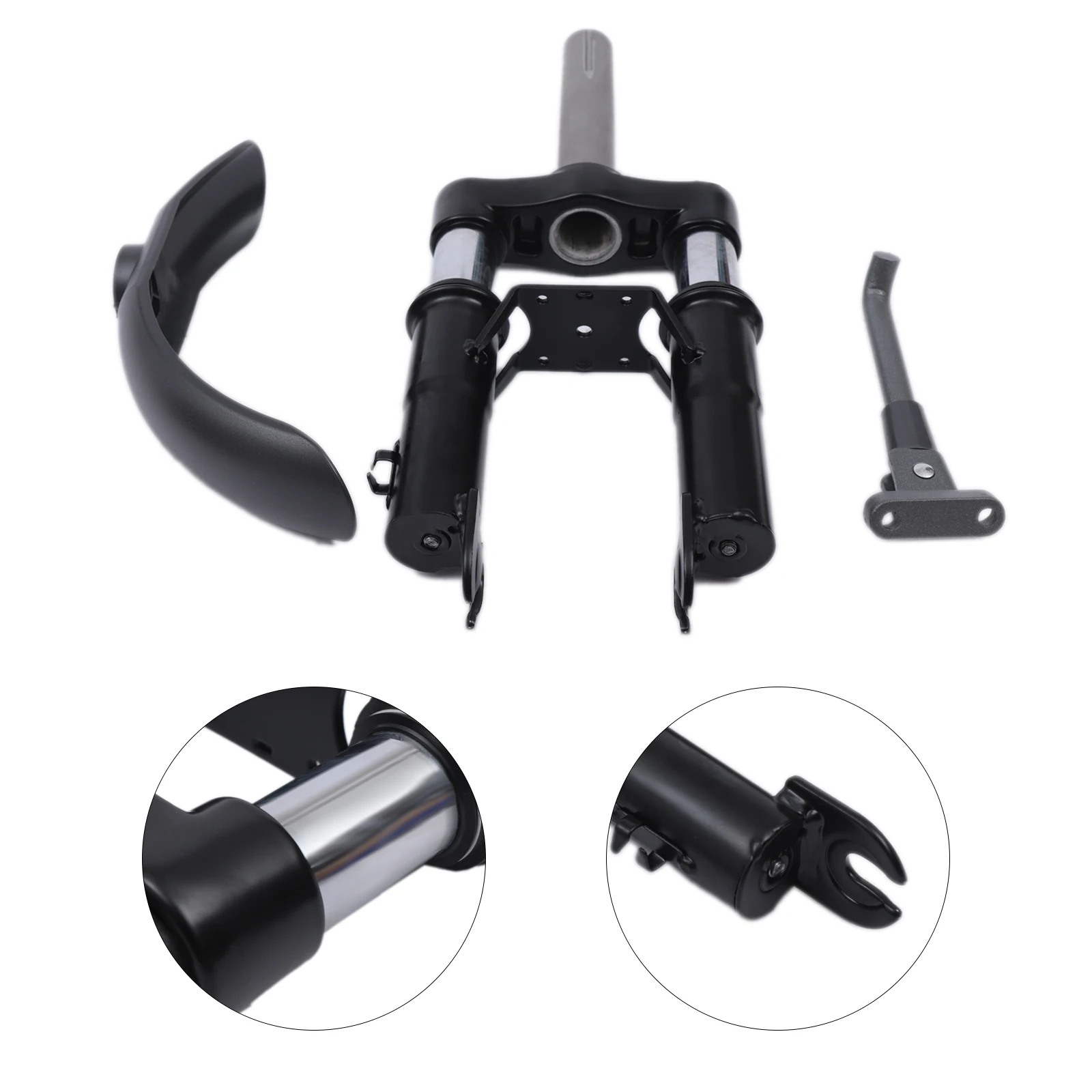 Vordergabel-Stoßdämpfer-Kit aus Aluminiumlegierung mit Schutzblech & Ständer zur Vibrationsdämpfung für Pendeln und Offroad-Fahrten – Detail 11