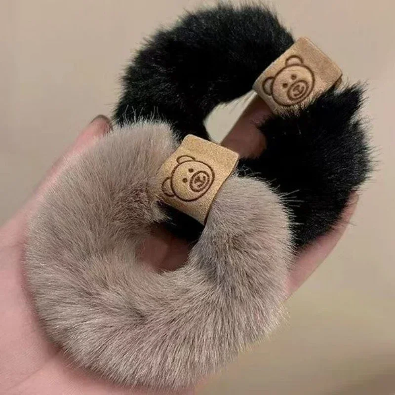 New Korean Plush Hair Ties β Soft, Stylish & Super Stretchy 6