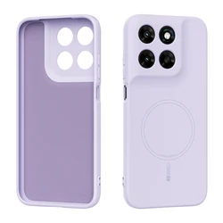 Sleek Liquid Silicone Magnetic Shockproof Case with Enhanced Protection - Moto Edge 60 Pro (Purple)