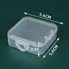 1Pcs Transparent Powder Puff Box Makeup Egg Head Rope Storage Case Fan Square Round Shaped Dustproof Jewelry Organizer Case 6