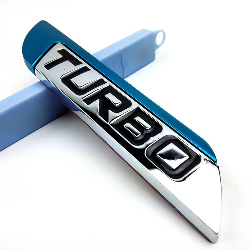 

3D Metal TURBO Turbocharged Car Sticker Logo Emblem Badge Car Styling Decals 3D Emblem Badge Sticker Decal Auto Car Accessories