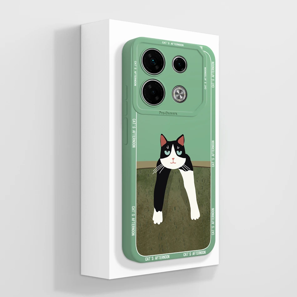 Cute Panda Soft Liquid Silicone Phone Case - Enhanced Protection and Style