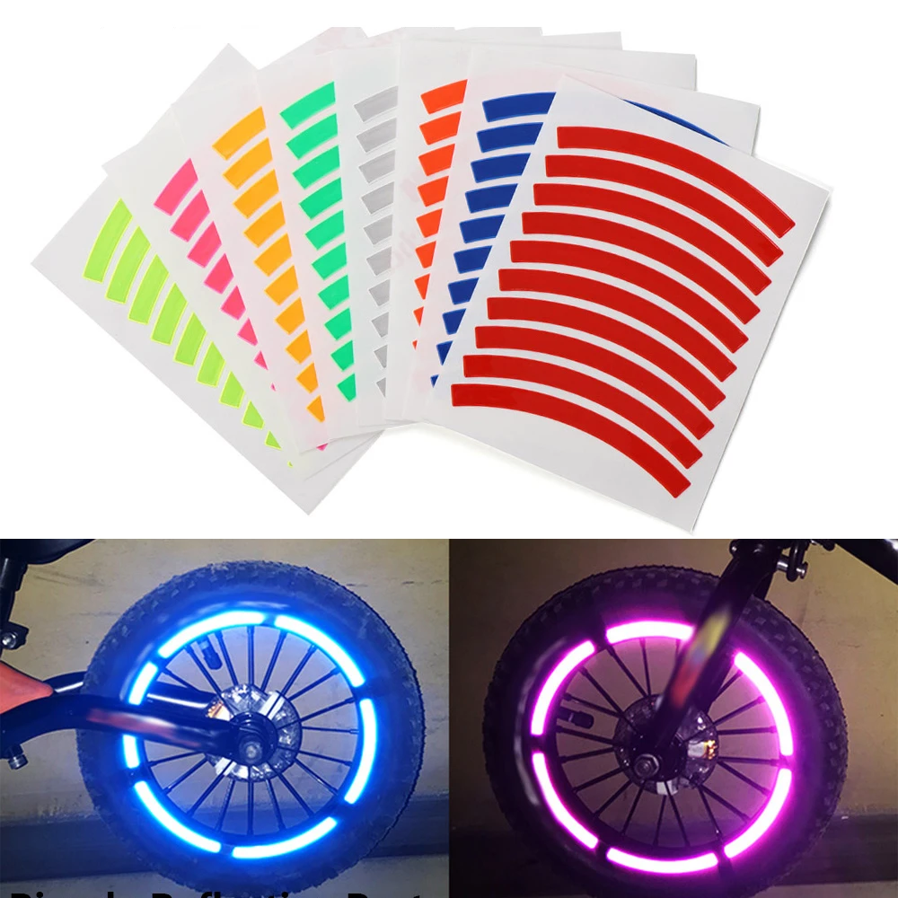 Reflective Tire Applique Tape Safety Stickers Children's Balance