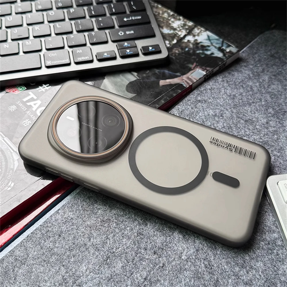 Ultra Thin Matte Translucent Hard Case with Magnetic Wireless Charging Capability
