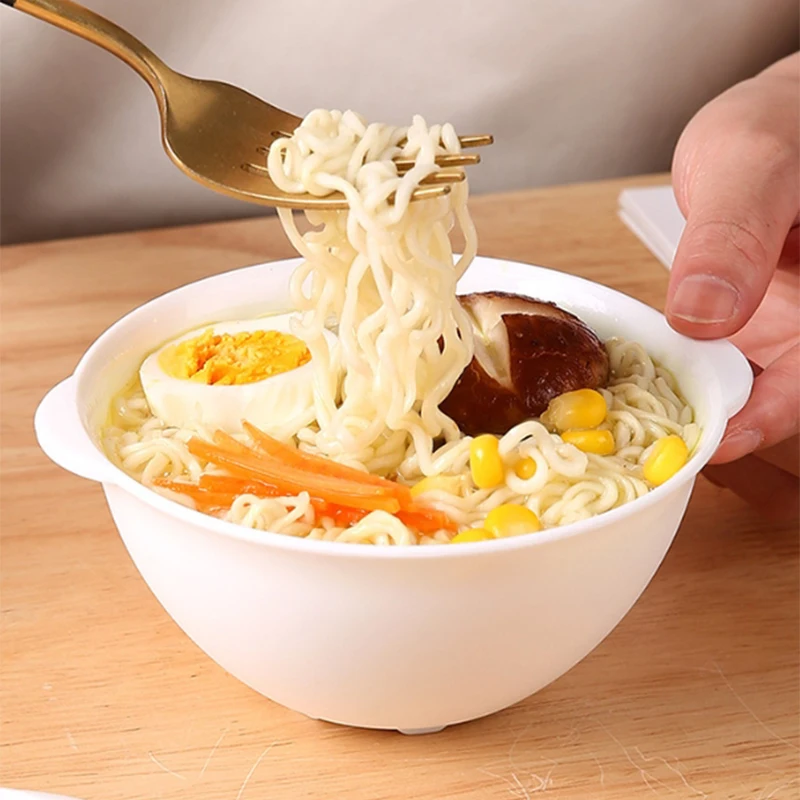 전자레인지 라멘 그릇, 국수 끓이는 그릇, 음식 용기, 그릇 뚜껑, 주방 수프 그릇, 인스턴트 라멘, 미소 국수, 1 개, 250ml
