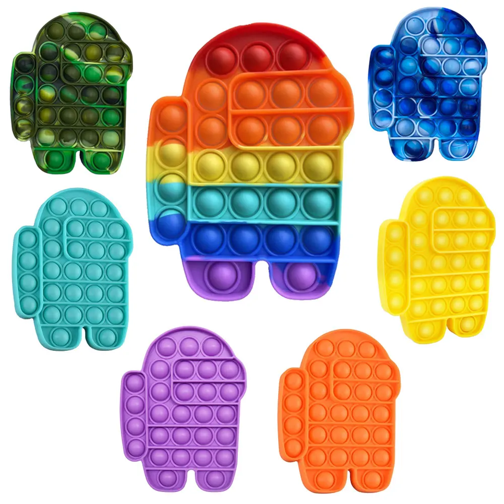 

Игрушка-антистресс с эффектом пузырьков, настольная игра для взрослых и детей