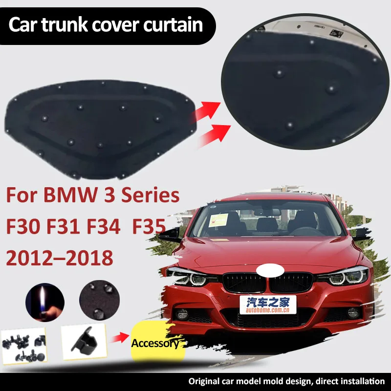 Front Hood Engine Sound Insulation sound proof mat sound insulation mat soundproofing cotton heat insulation mat For BMW 3 Series F30 F31 F34 F35 2012~